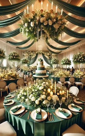 إليكِ الألوان الأكثر شيوعاً في حفلات الزفاف بموسم الخريف